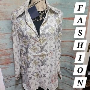 1 Left! Stylish Formal Or Casual Monogram Shirt